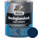Düfa Hochglanzlack RAL 5010 Enzianblau 750 ml blau hochglänzend Lack