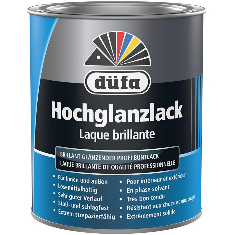Düfa Hochglanzlack RAL 6005 Moosgrün 750 ml grün hochglänzend Lack