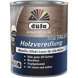 Düfa Premium Holzveredlung Plus Metallic Effekt TITAN 750 ml Lasur mit hohem UV Schutz