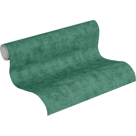 A.S. Création Vliestapete Vintage Uni Optik grün 10,05 x 0,53 m Tapete