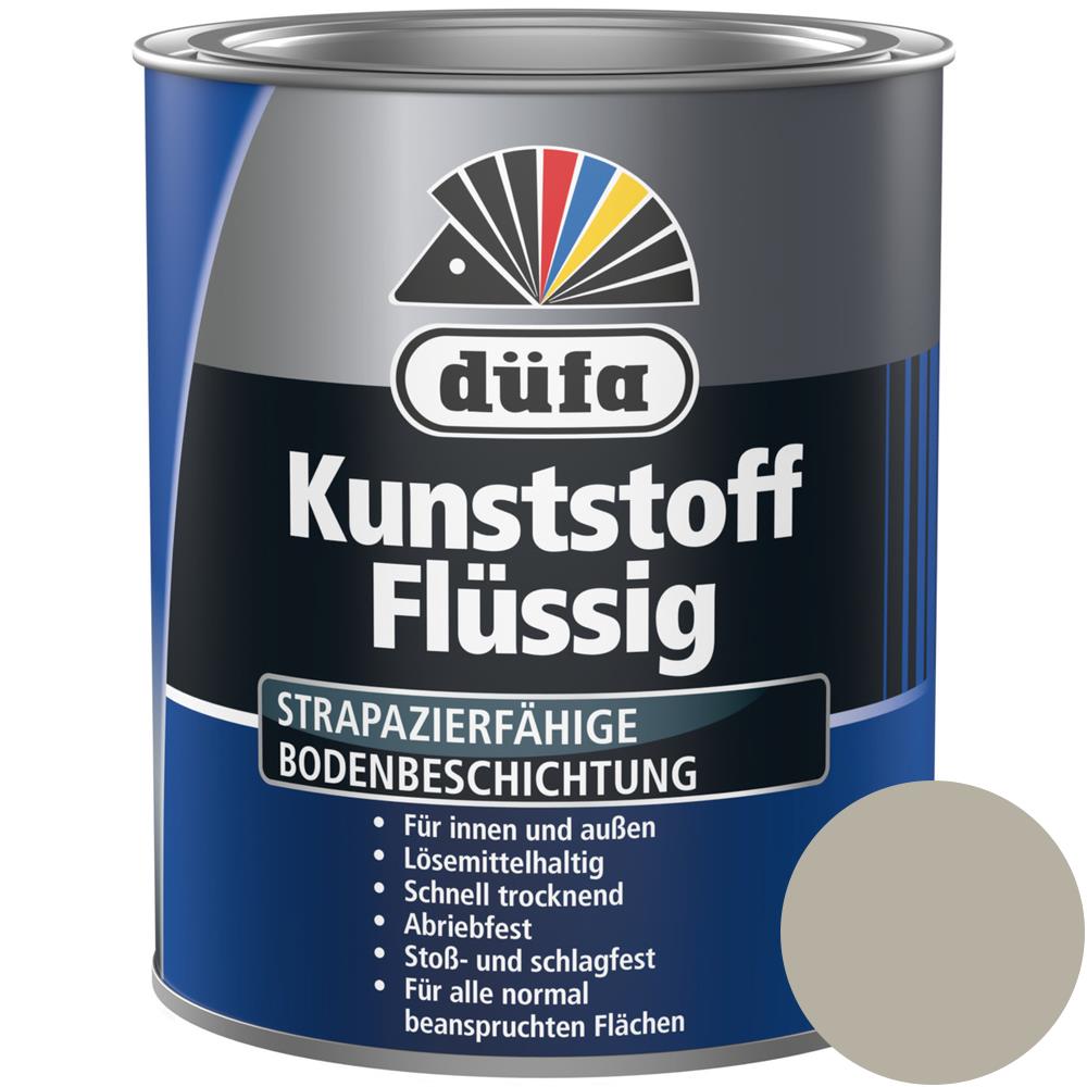 Düfa Kunststoff Flüssig RAL 7032 Kieselgrau 750 ml Flüssigkunststoff Matt