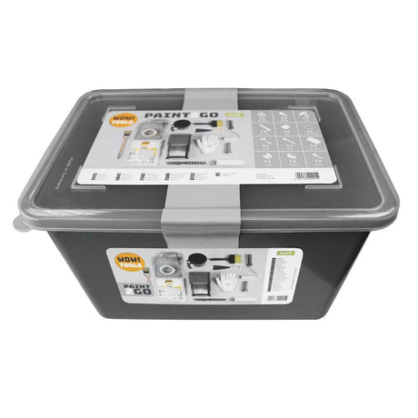 Maler-Kit PAINT2GO 14 tlg Malerset Farbroller Pinsel Handschuhe Farbwanne
