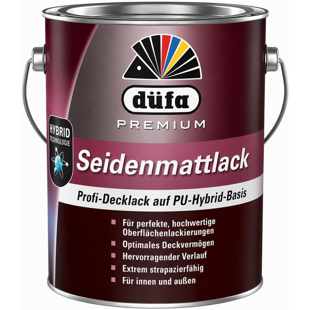 Düfa PREMIUM Seidenmattlack MILK 2,5 l Hellbeige Lack matt