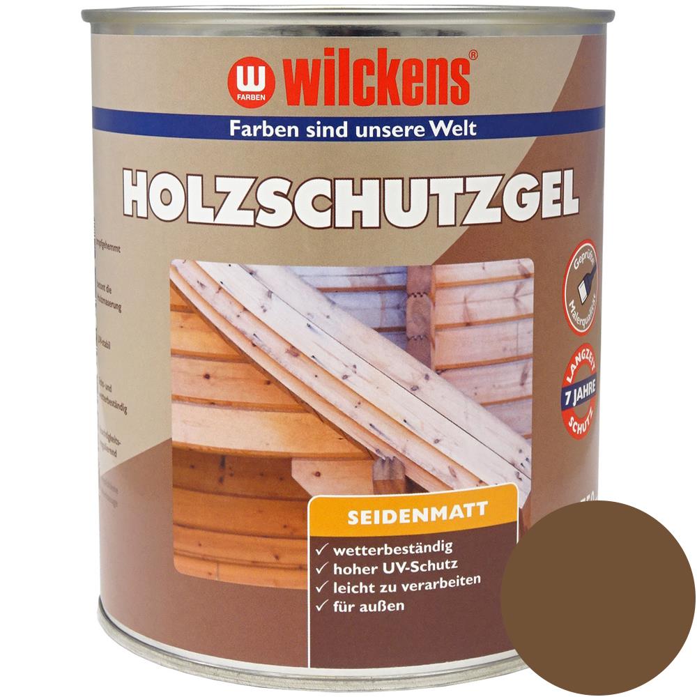 Wilckens Holzschutzgel seidenmatt, Nussbaum, 750 ml