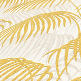 Architects Paper Tessuto 2 Textiltapete Palmenprint Tapete gelb metallic weiß