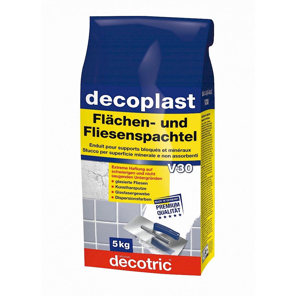 decoplast V 30 Flächen- und Fliesenspachtel, 5 kg