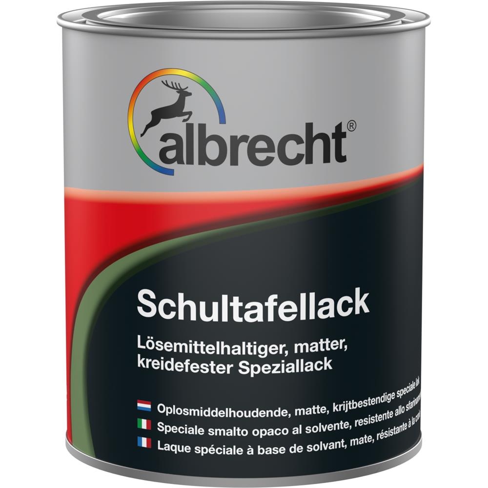 Albrecht Tafelfarbe Schultafellack 750 ml Schwarz matt Lack Tafellack