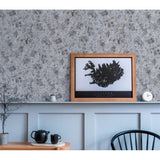 Livingwalls Premium Tapete Schwarz Silber Metallic schimmernd