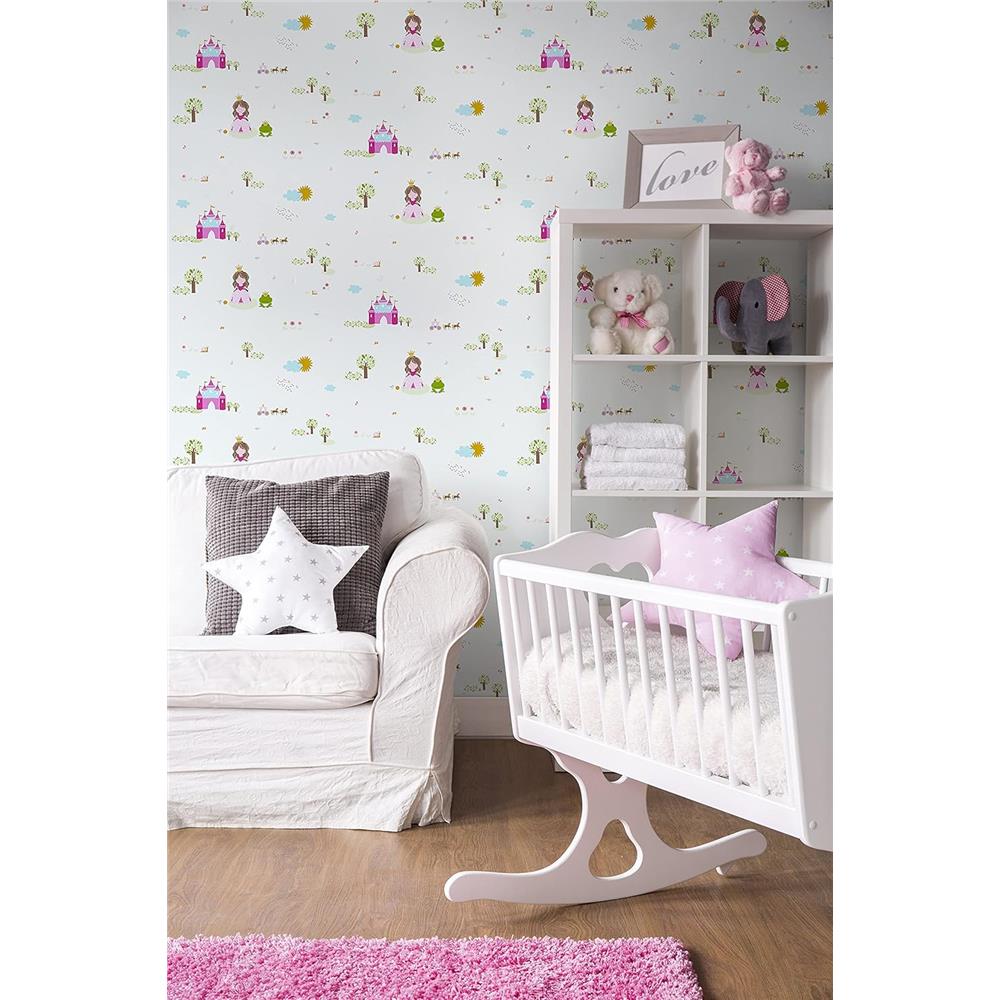 A.S. Création Little Stars Tapete Prinzessin Vliestapete Mustertapete Kindertapete