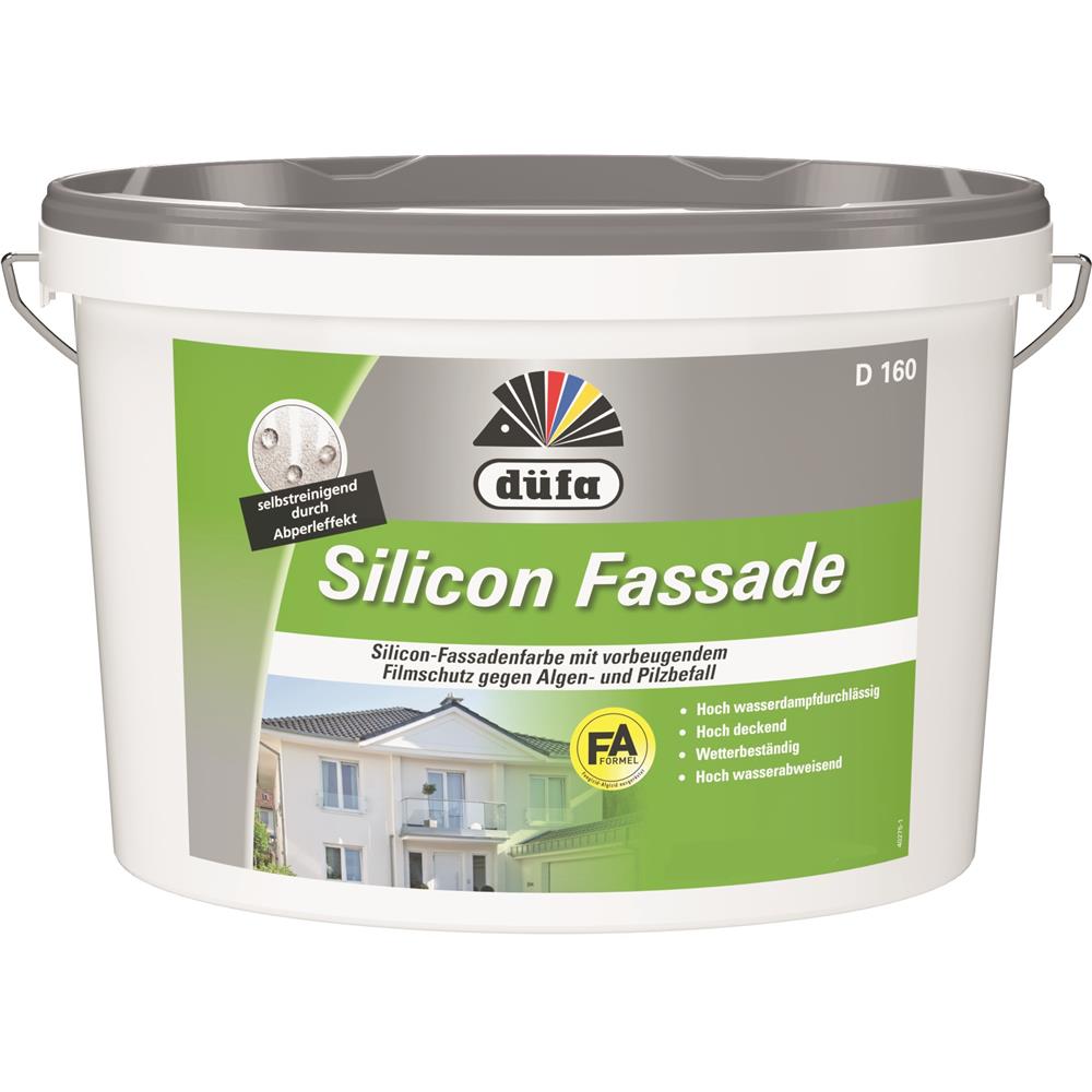 düfa D160 Silicon Fassade 2,5L siloxanverstärkte Fassadenfarbe weiß matt