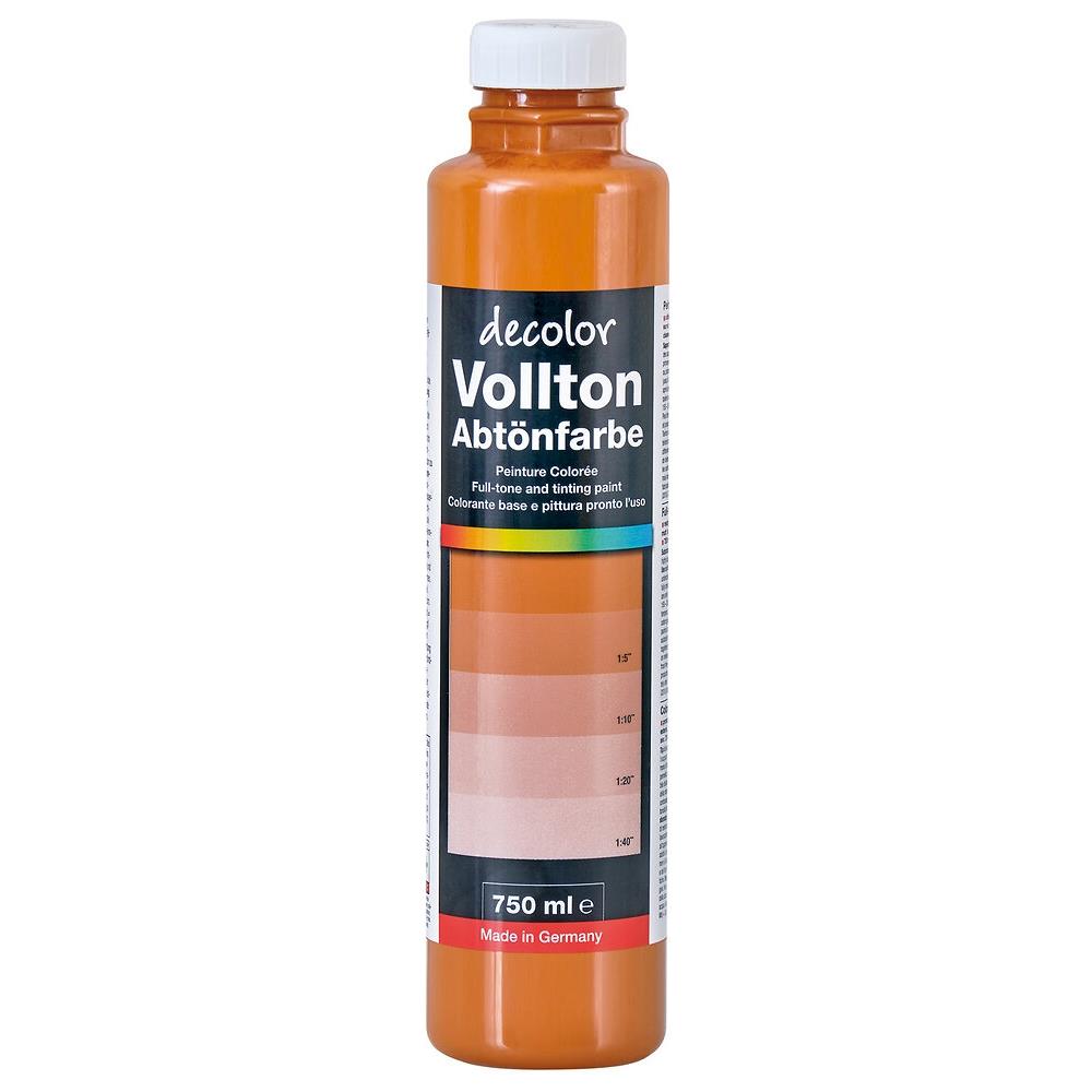 decolor Vollton- und Abtönfarbe, Topasbraun, 750 ml