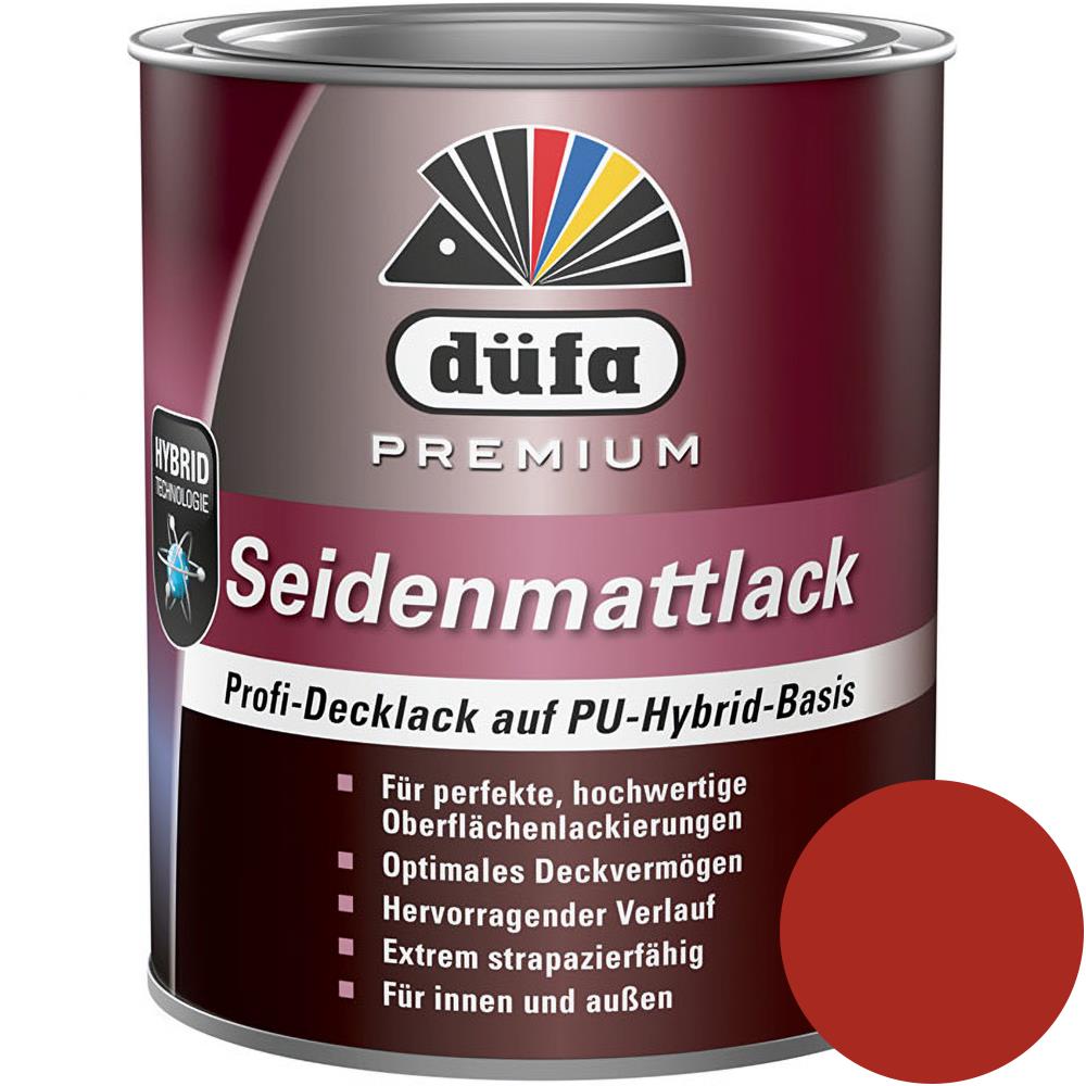 Düfa PREMIUM Seidenmattlack LIPSTICK 750 ml Rot Lack matt
