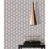 Architects Paper Mustertapete Jungle Chic Retrotapete rosa grau weiß matt