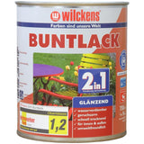 Wilckens Buntlack 2in1 glänzend, Cremeweiß (RAL 9001), 750 ml