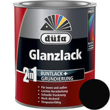 düfa 2in1 Glanzlack RAL 9005 Tiefschwarz 750 ml schwarz Lack + Grundierung