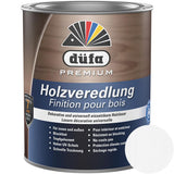 Düfa Premium Holzveredlung WEISS 750 ml Universallasur Holzlasur Schutzlasur