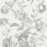 A.S. Création Vliestapete Mustertapete Blumentapete My Home My Spa Grau
