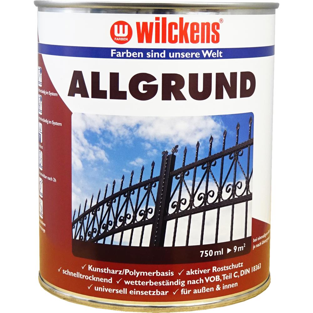 Wilckens Allgrund Rostschutz, Grau, 750 ml