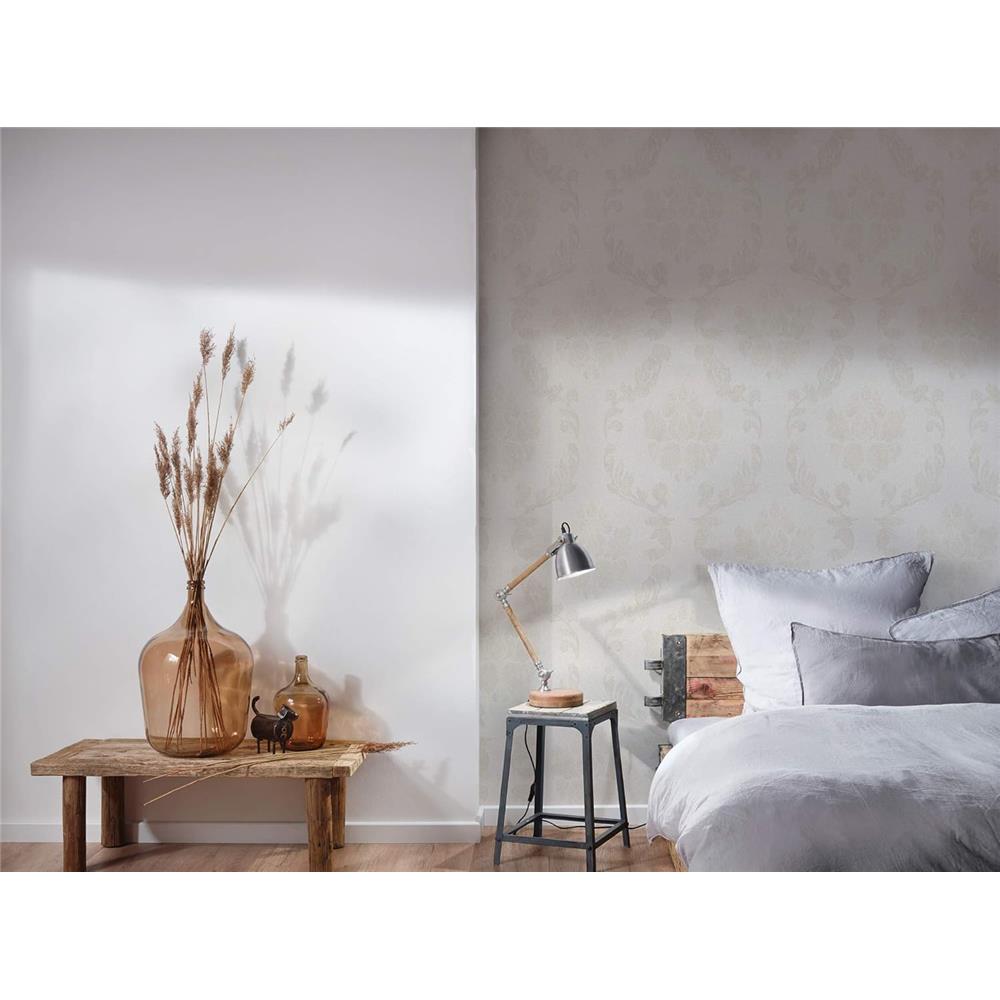 A.S. Création Vliestapete New Elegance Tapete Barocktapete mit Ornamenten creme beige