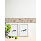 A.S. Création Only Borders Bordüre Cappuccino Beige/Braun selbstklebend