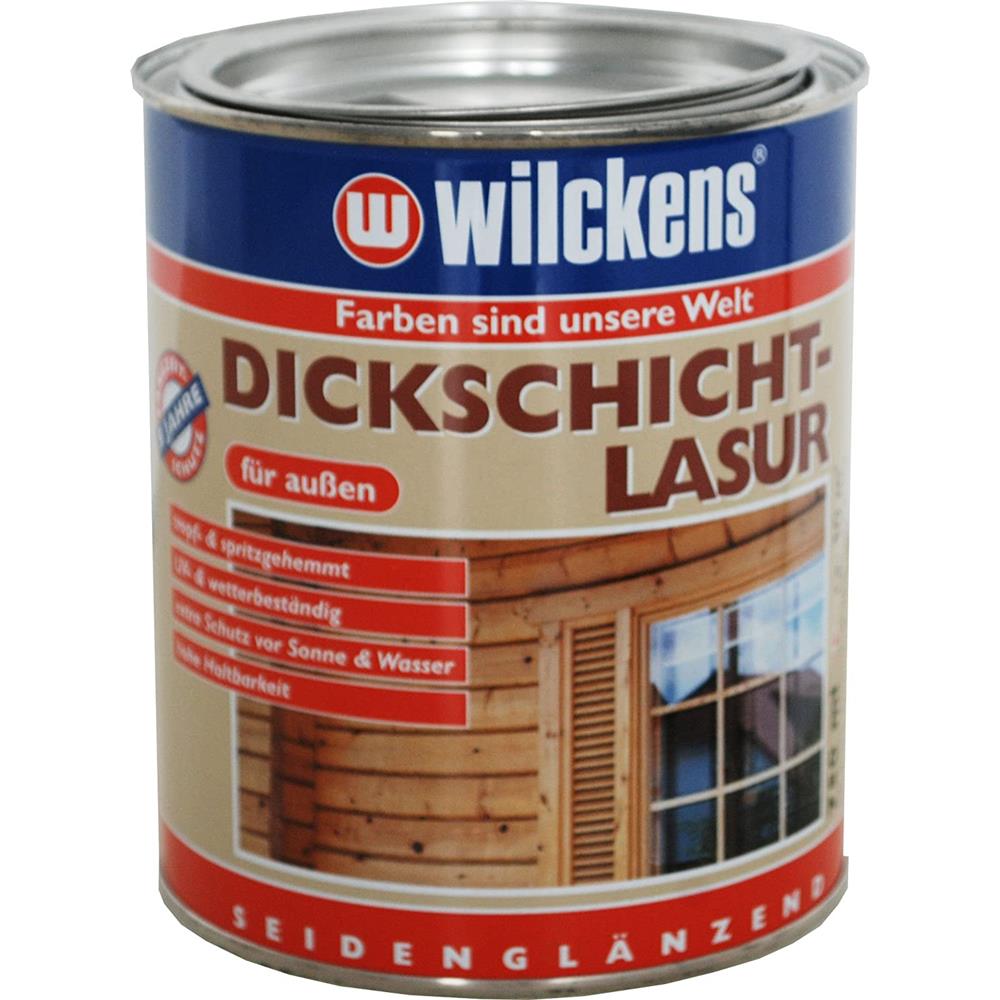 Wilckens Dickschichtlasur Mahagoni seidenglänzend 750 ml