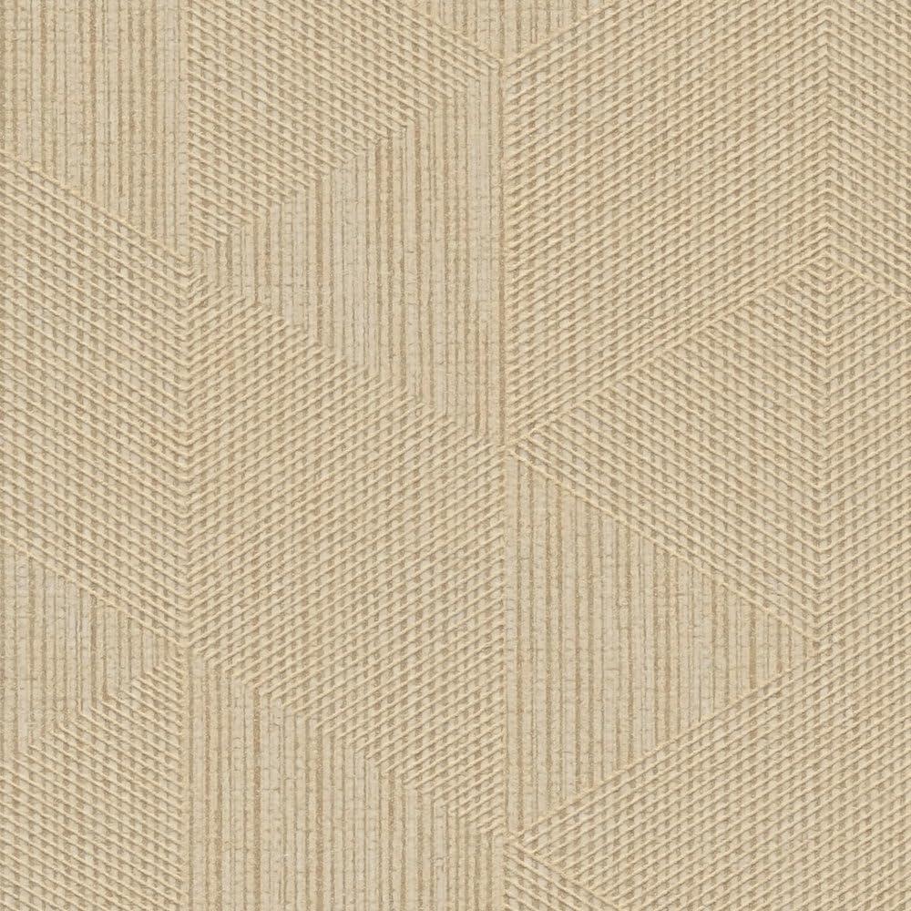 Architects Paper Luxus Vliestapete Geometrisches Design in Gold & Beige Muster Tapete