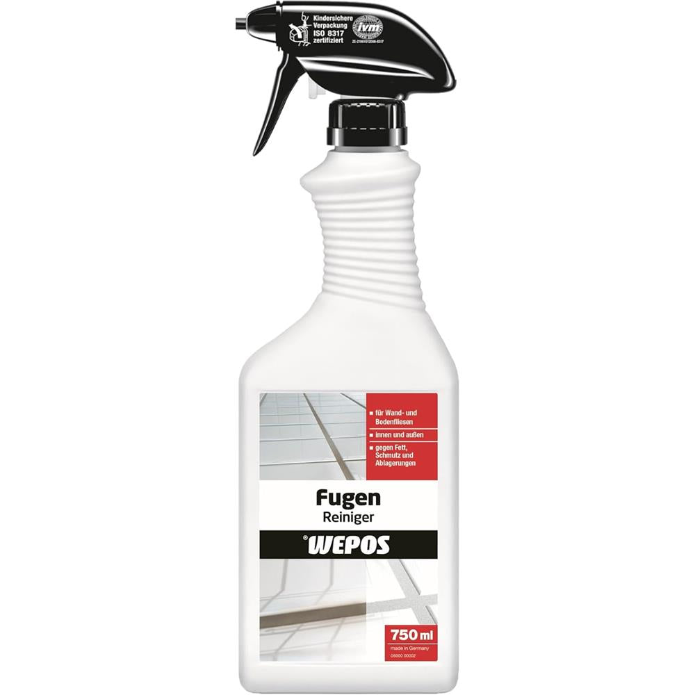 Wepos Fugenreiniger 750 ml Reiniger für die Fugen an Wand & Bodenfliesen