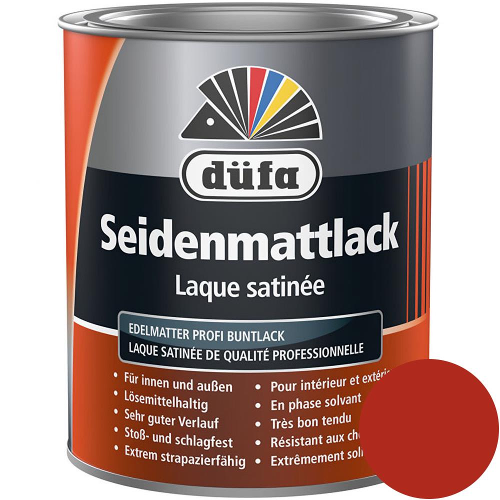 Düfa Seidenmattlack RAL 3000 Feuerrot 750 ml rot matt Lack
