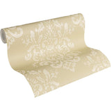 A.S. Création Vliestapete Hermitage beige metallic Mustertapete Barock