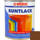 Wilckens Buntlack seidenglänzend, Lehmbraun (RAL 8003), 750 ml