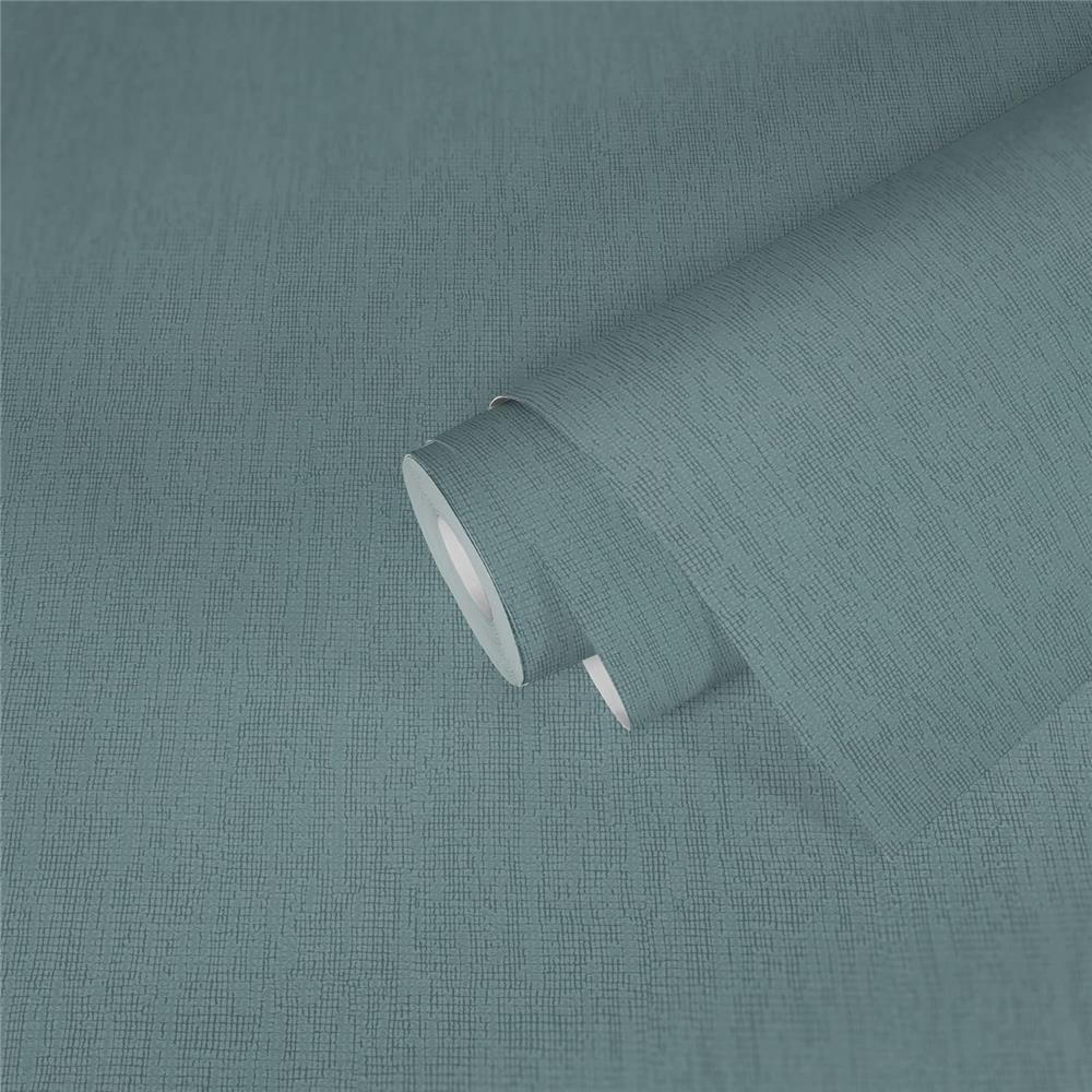 A.S. Création Hygge Skandinavische Tapete Blau Struktur einfarbig Petrol Vliestapete