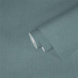 A.S. Création Hygge Skandinavische Tapete Blau Struktur einfarbig Petrol Vliestapete