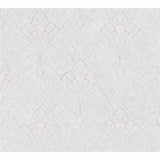 Livingwalls Art Déco Vliestapete Creme & Zartrosa Leicht glänzend 10,05 x 0,53 m