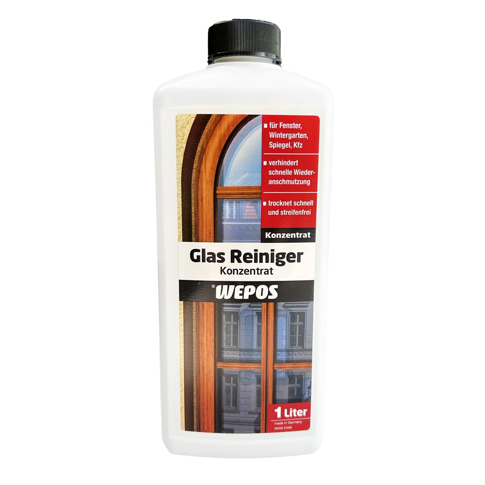 Wepos Glas Reiniger Konzentrat, 1 Liter