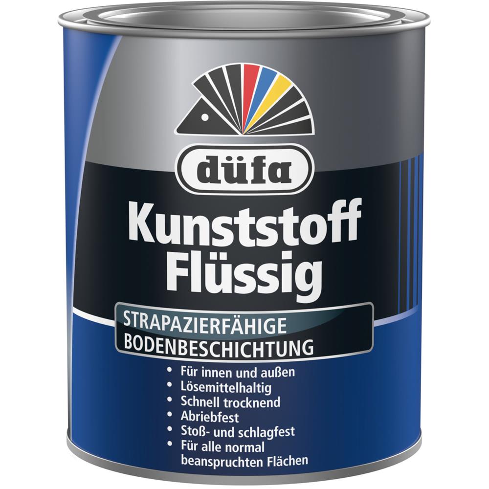 düfa Kunststoff Flüssig RAL 7030 Steingrau 2,5 L Flüssigkunststoff
