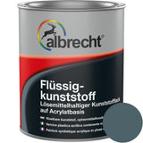 Albrecht Flüssigkunststoff Kunststoff Flüssig Bodenbeschichtung Anthrazitgrau 750ml