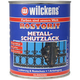 Wilckens Rostorit Metallschutzlack glänzend, Silbergrau (RAL 7001), 750 ml