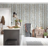 Livingwalls Vliestapete Mustertapete Holzoptik Shabby Chic Landhausstil