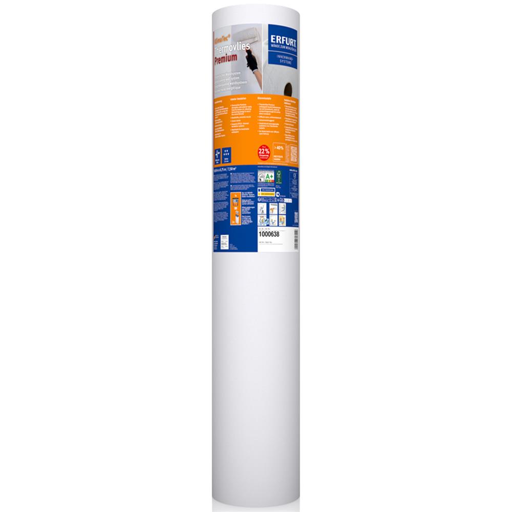 ERFURT KlimaTec Thermovlies Premium 10,00 m x 0,75 m - 1 Rolle