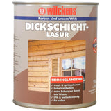 Wilckens Dickschichtlasur seidenglänzend, Mahagoni, 750 ml