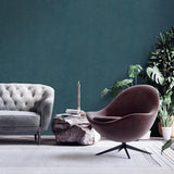 Livingwalls My Home My Spa Tapete Uni Ozeanblau Gold Einfarbig Vliestapete