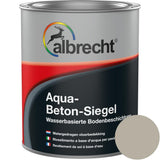 Albrecht Aqua-Beton-Siegel Bodenbeschichtung Kieselgrau Acryl-Beschichtung Matt 750ml