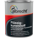 Albrecht Flüssigkunststoff Kunststoff Flüssig Bodenbeschichtung Weiß 750 ml