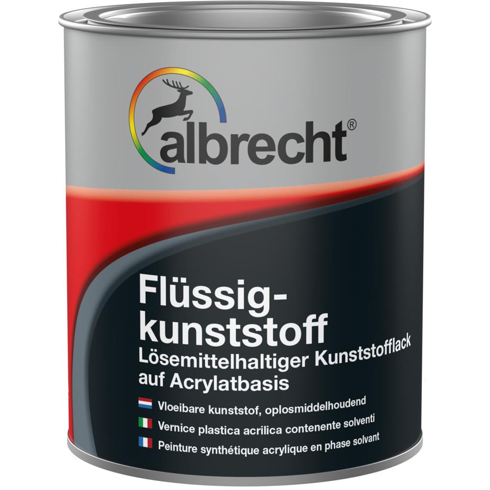 Albrecht Flüssigkunststoff Kunststoff Flüssig Bodenbeschichtung Kieselgrau 750ml