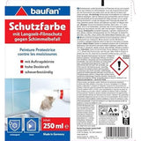 baufan Schutzfarbe Tube 250 ml mit Langzeit-Schutzfilm Oberflächen innen
