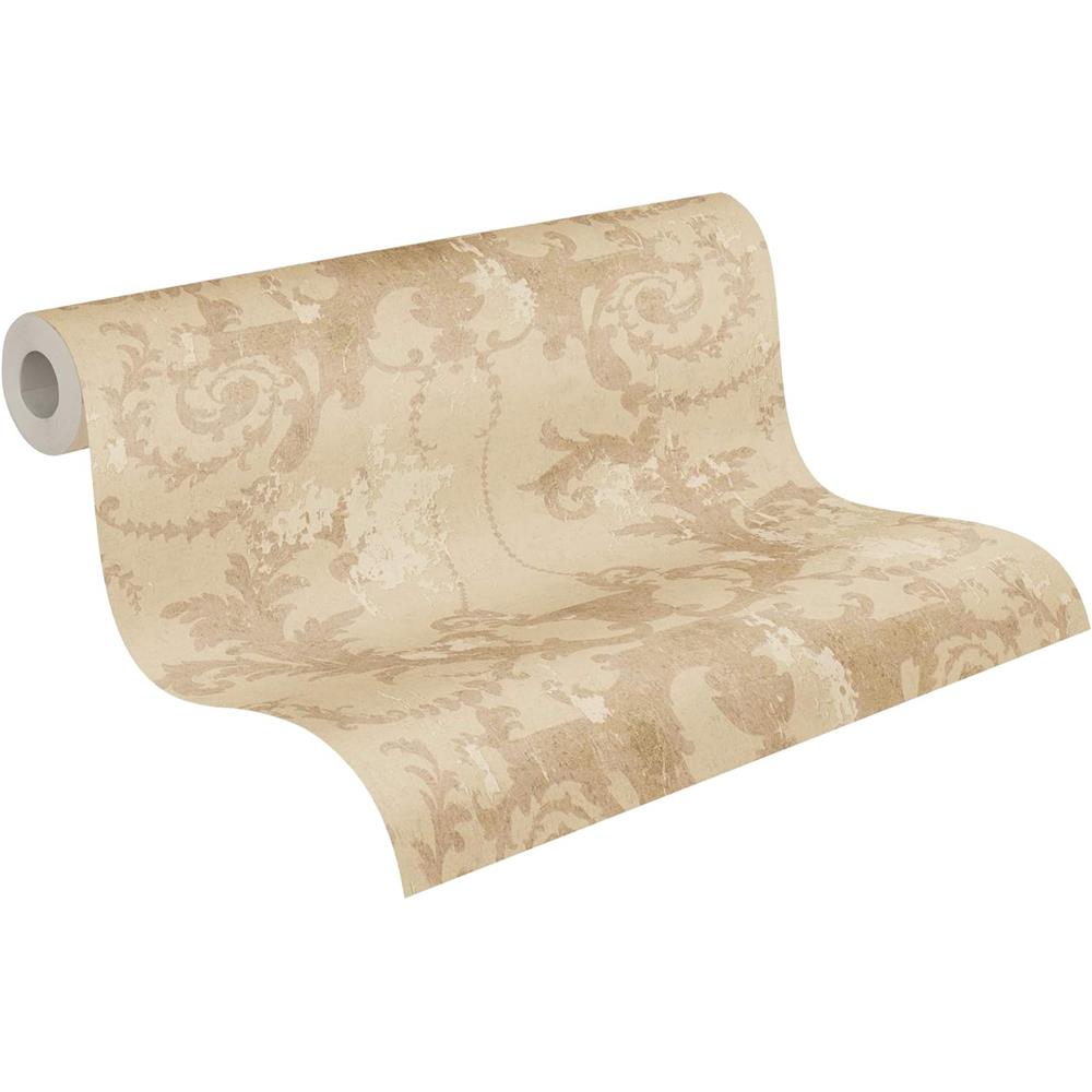 A.S. Création History of Art Vliestapete Tapete Ornamente Barock beige goldfarben