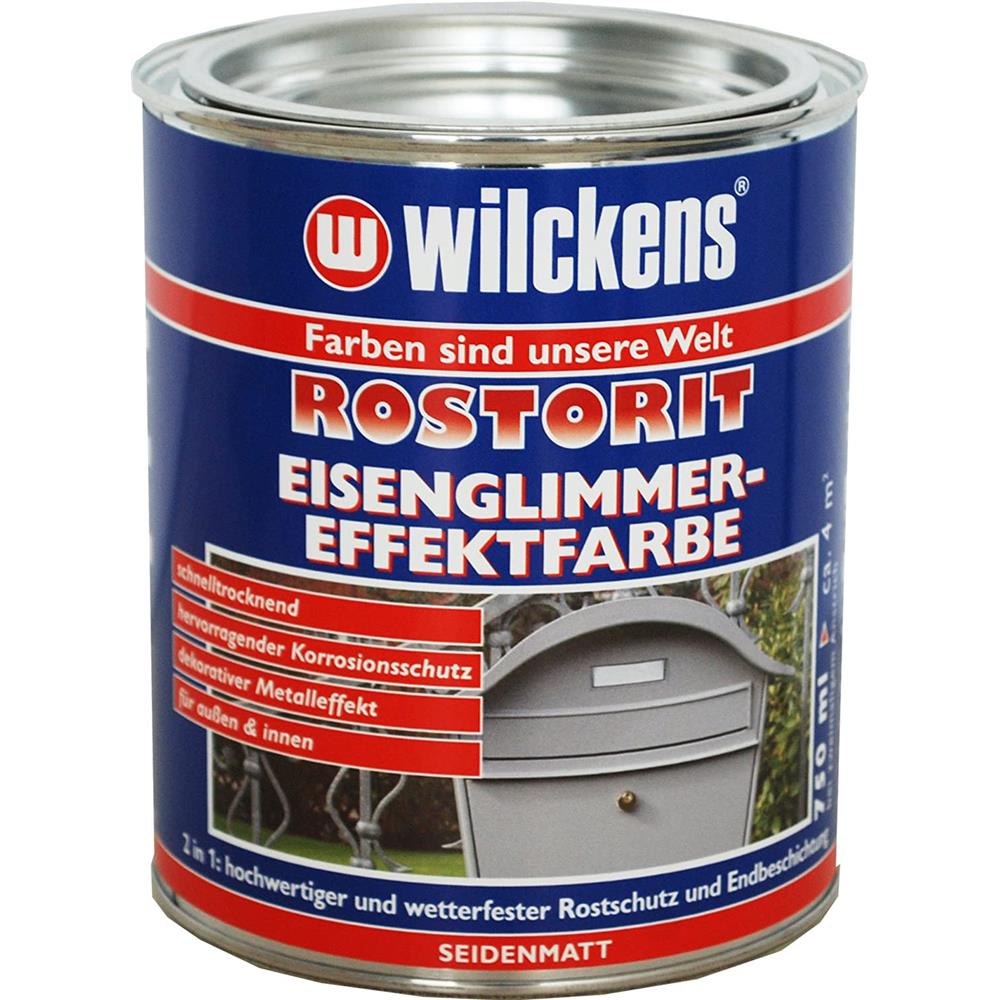 Wilckens Rostorit Eisenglimmereffekt Grün seidenmatt 750 ml