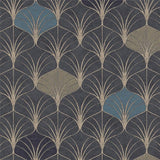 A.S. Création Mustertapete Pop Style grafische Tapete blau schwarz metallic