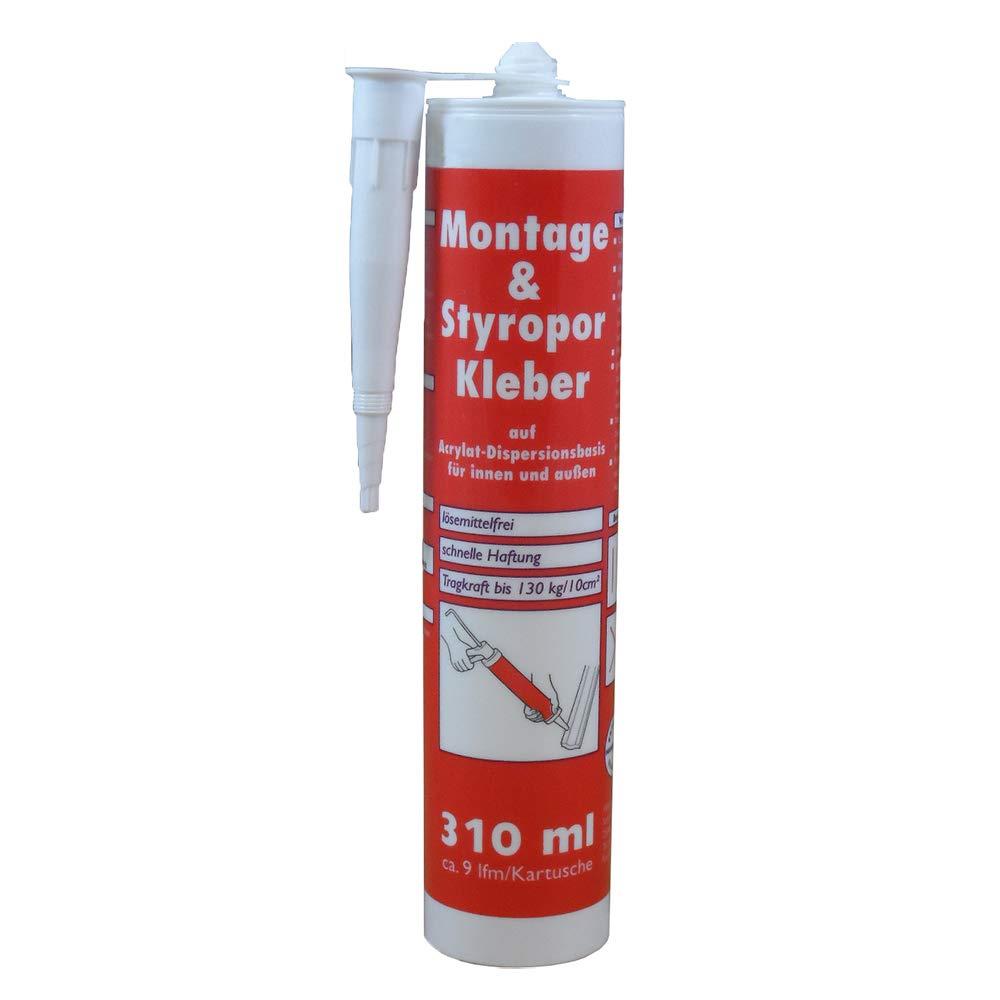 Wilckens Montage & Styropor Kleber 450g 310ml Montagekleber Styroporkleber