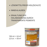 Wilckens Holzlasur LF seidenglänzend, Anthrazitgrau, 750 ml